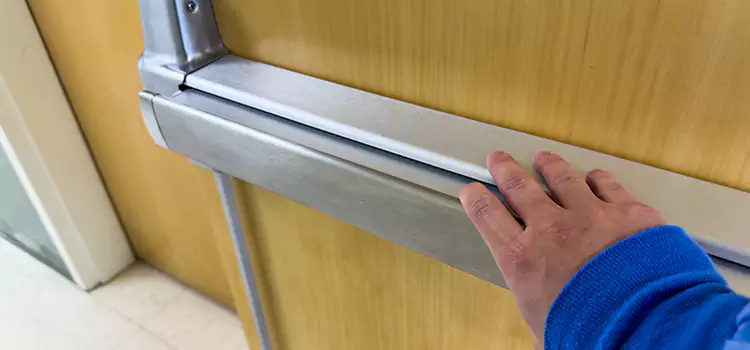 Installing a Push Bar on a Door Athens